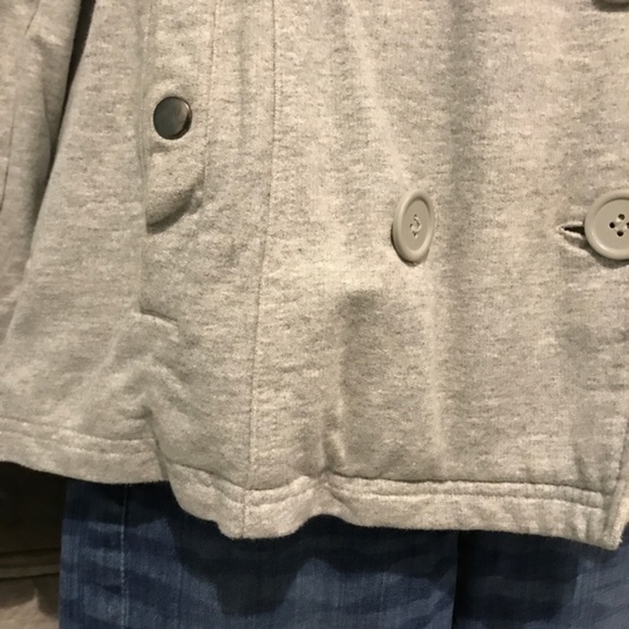 Mossimo Supply Co. | Sweatshirt Material Pea Coat - Picture 5 of 8